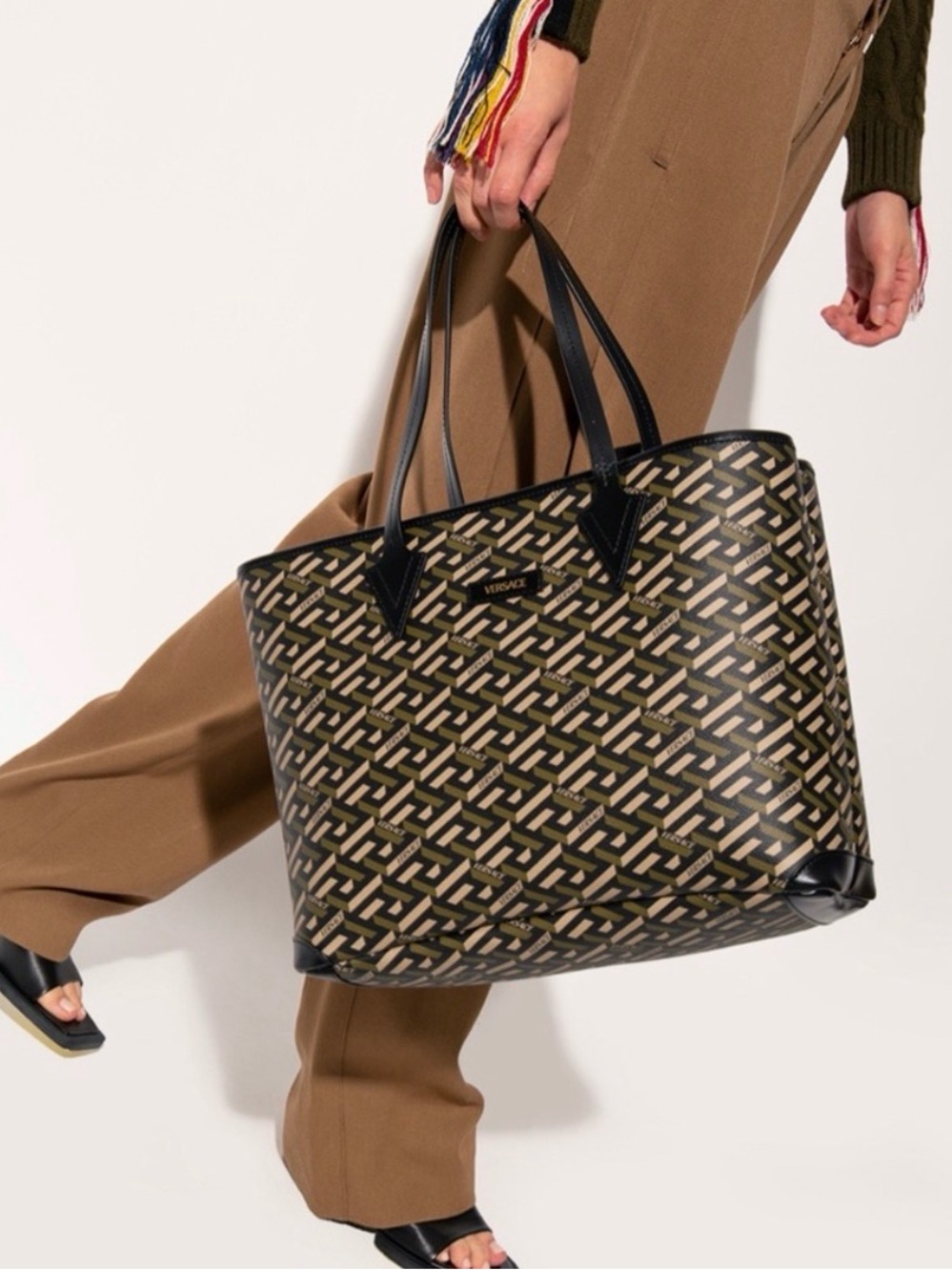Versace Greca Tote Bag
